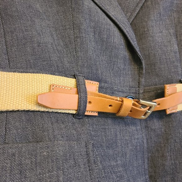 Bcbg denim belted blazer - Picture 8 of 10